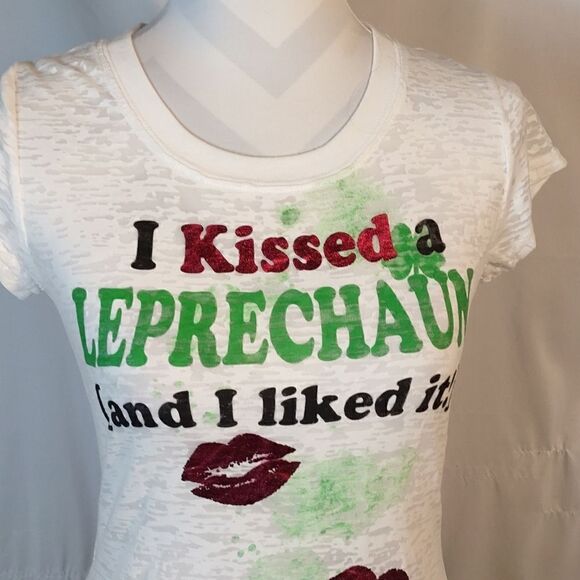 Rocker Girl "Kissed A Leprechaun" Tee - Picture 2 of 7